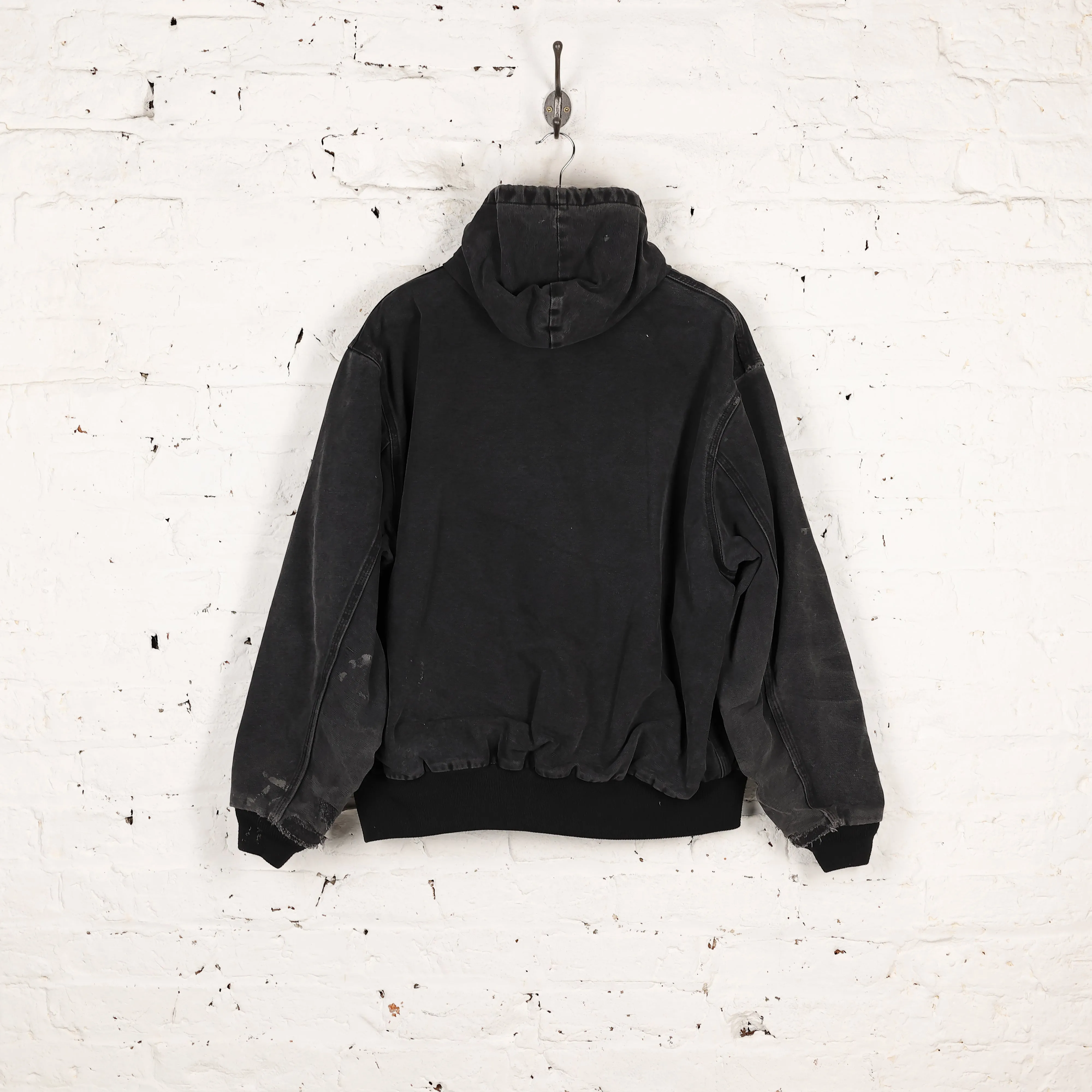 Carhartt Hooded Work Jacket - Black -XXL