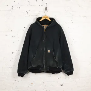 Carhartt Hooded Work Jacket - Black - XXL