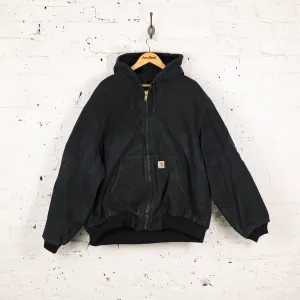 Carhartt Hooded Work Jacket - Black - XXL