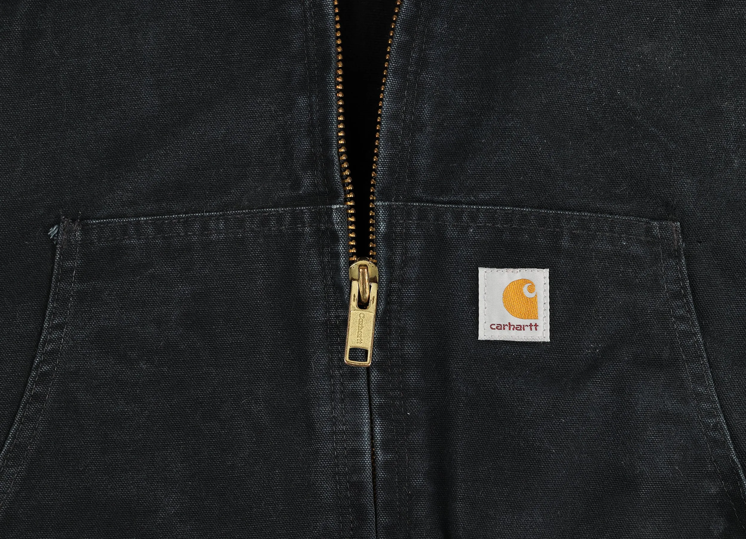 Carhartt Hooded Work Jacket - Black - XXL