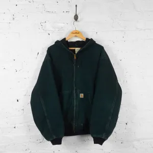Carhartt Hooded Work Jacket - Black - XXL