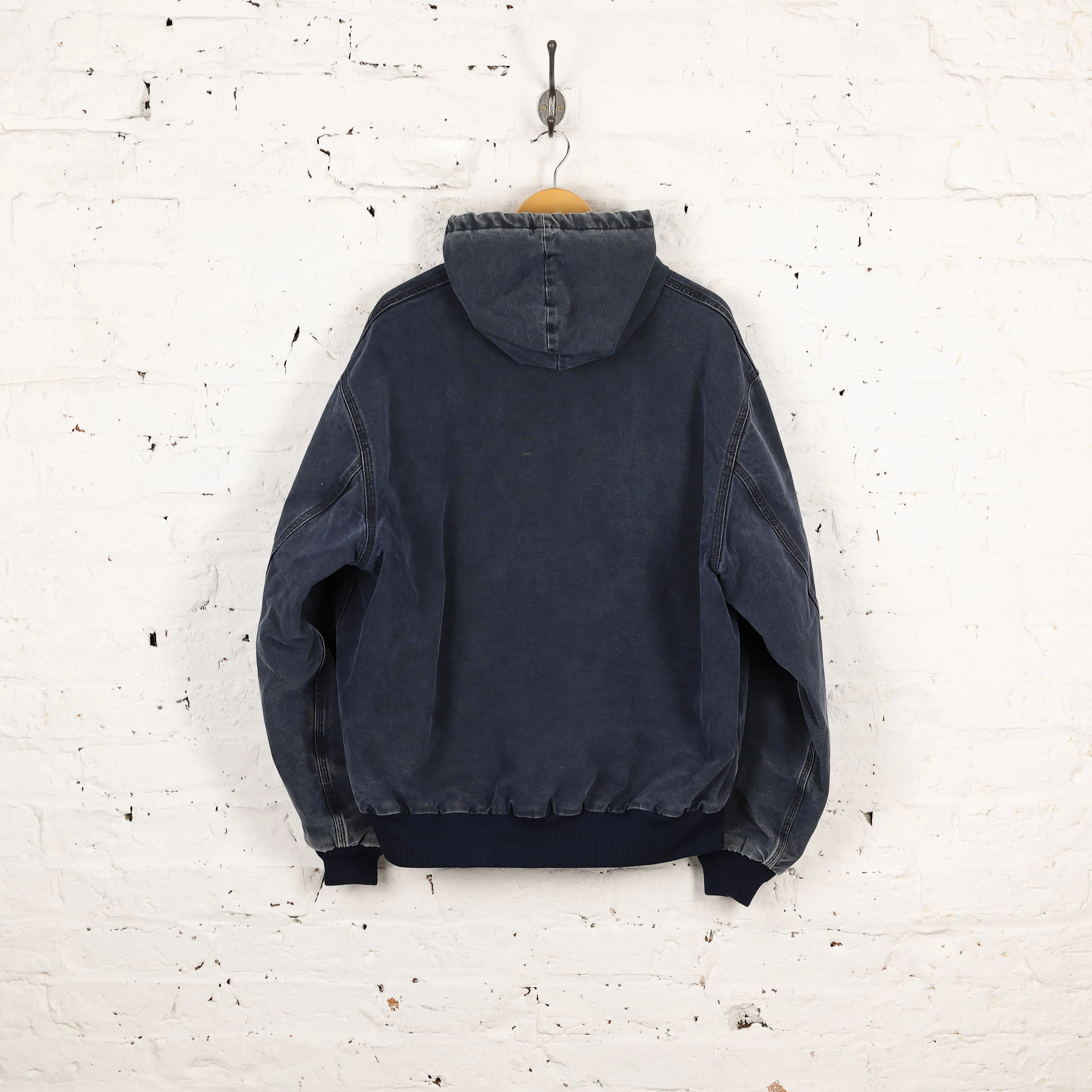 Carhartt Hooded Work Jacket - Blue - XL