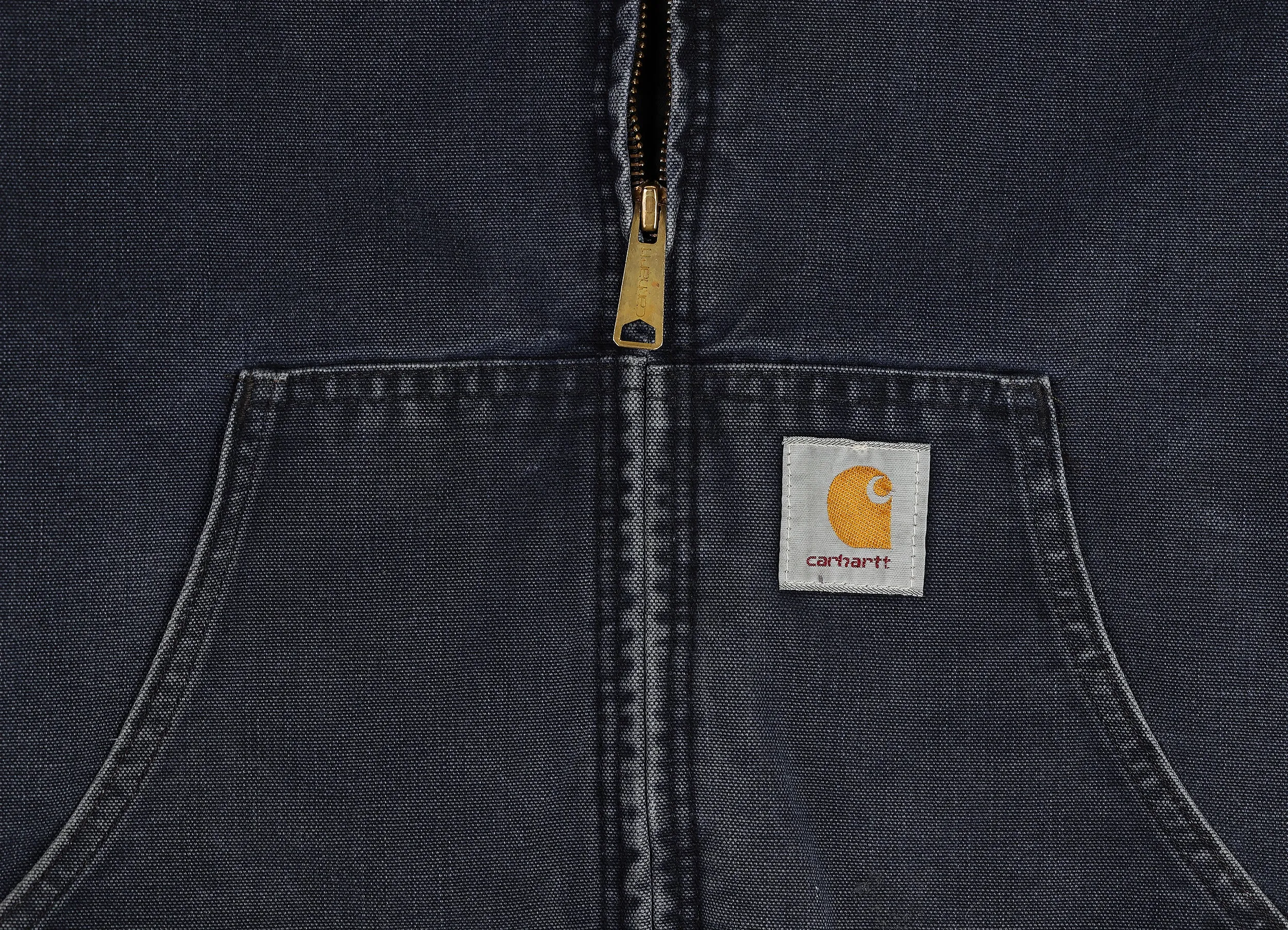 Carhartt Hooded Work Jacket - Blue - XL