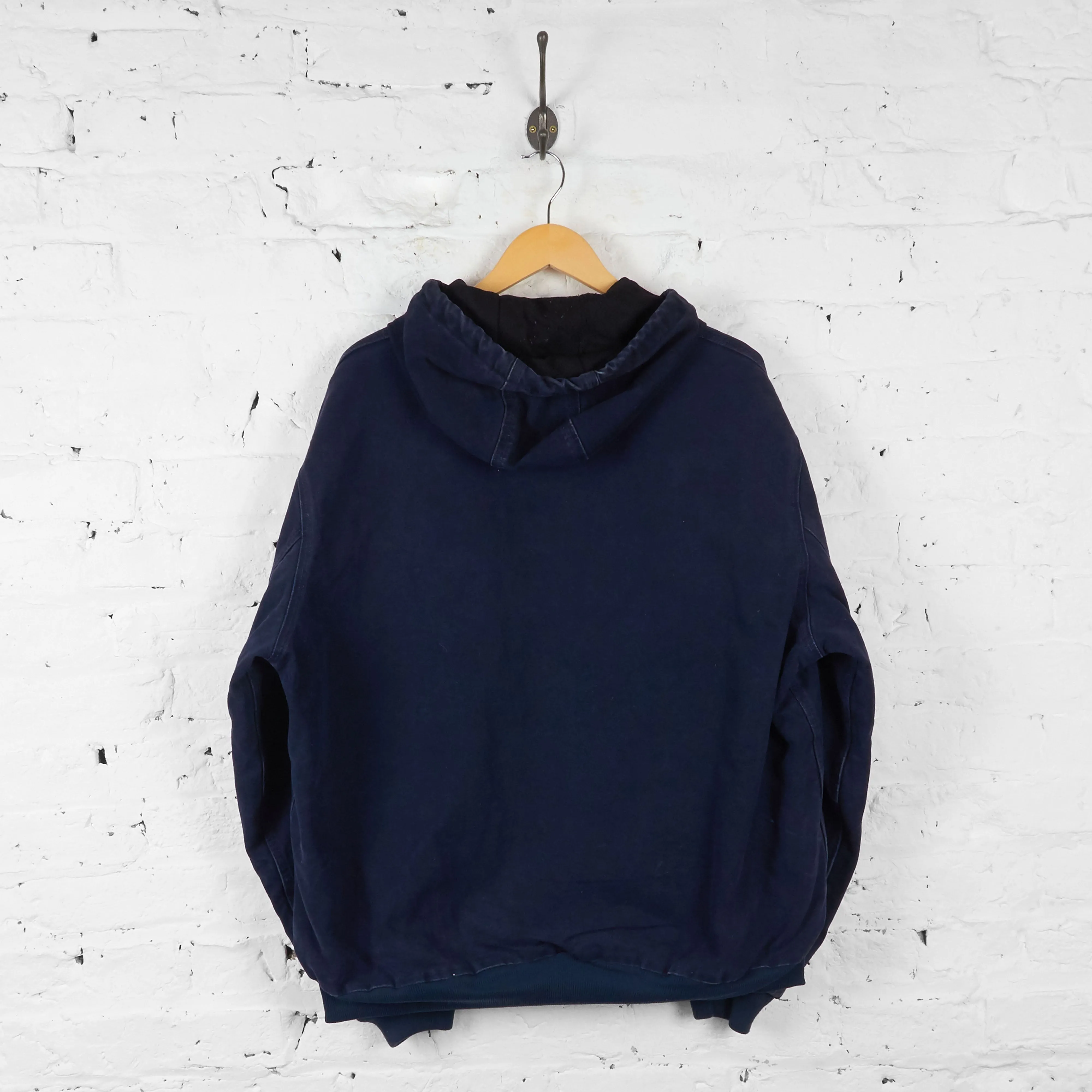 Carhartt Hooded Work Jacket - Blue - XL