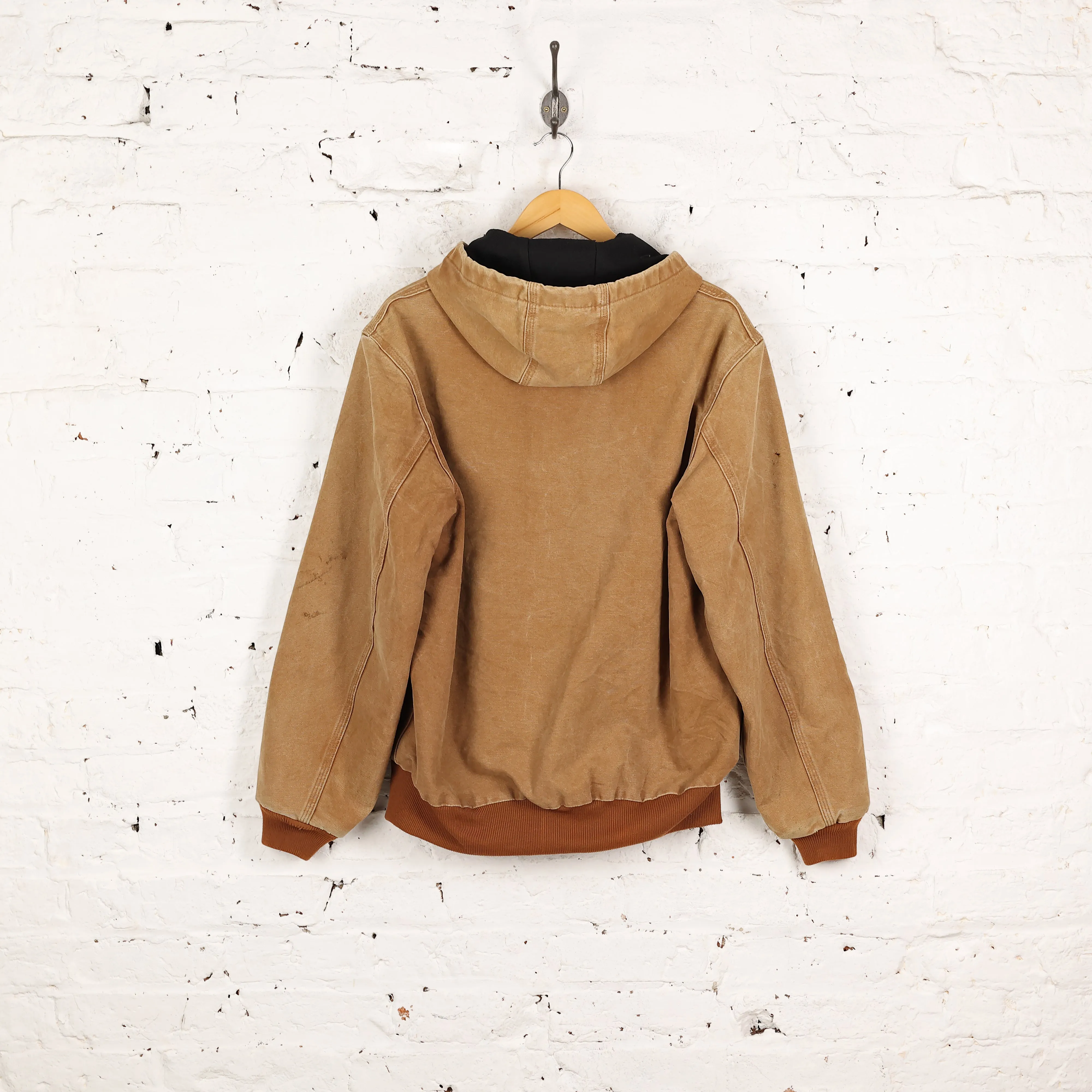 Carhartt Hooded Work Jacket - Brown - M
