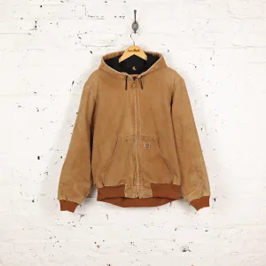 Carhartt Hooded Work Jacket - Brown - M