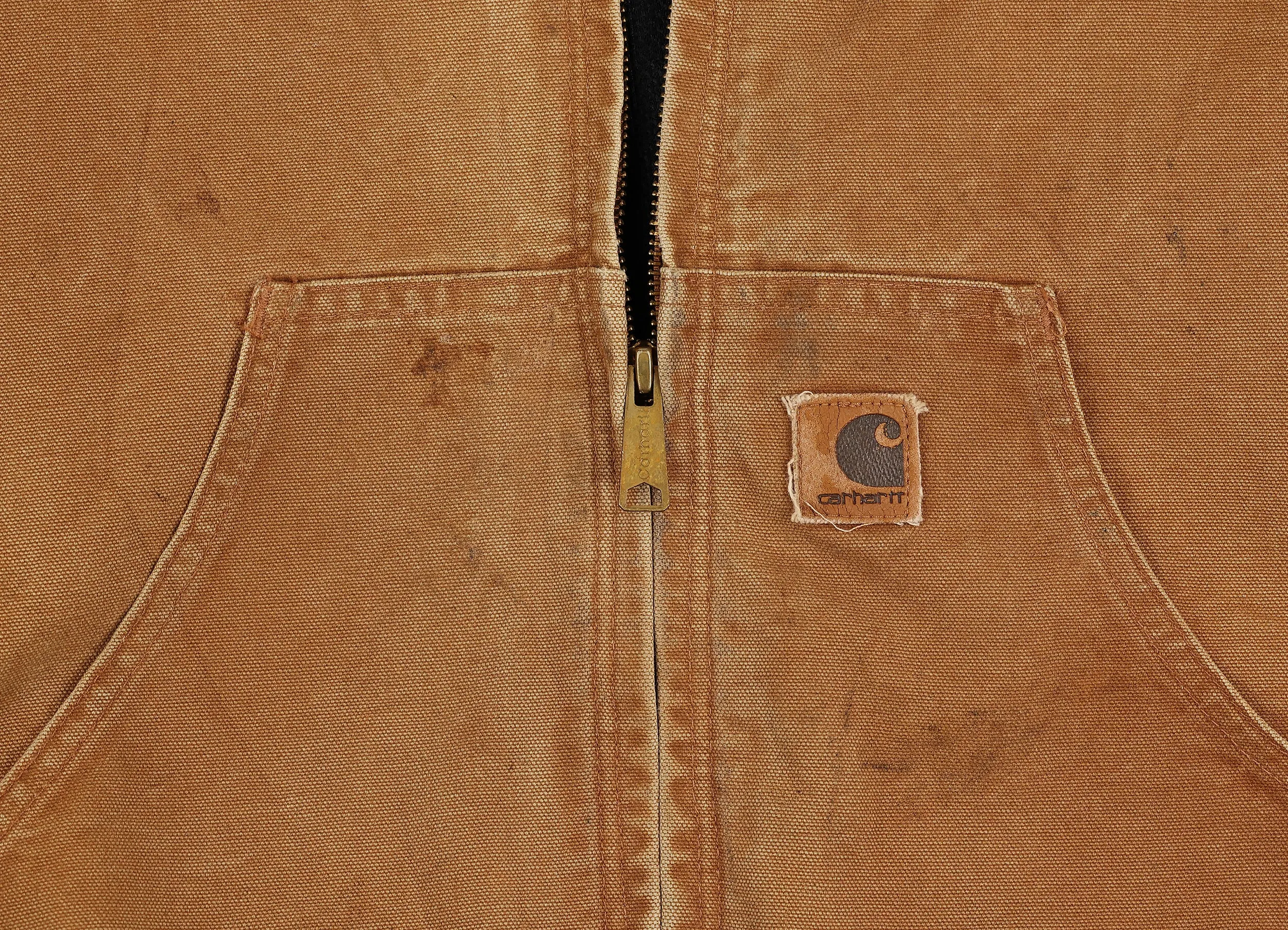Carhartt Hooded Work Jacket - Brown - M