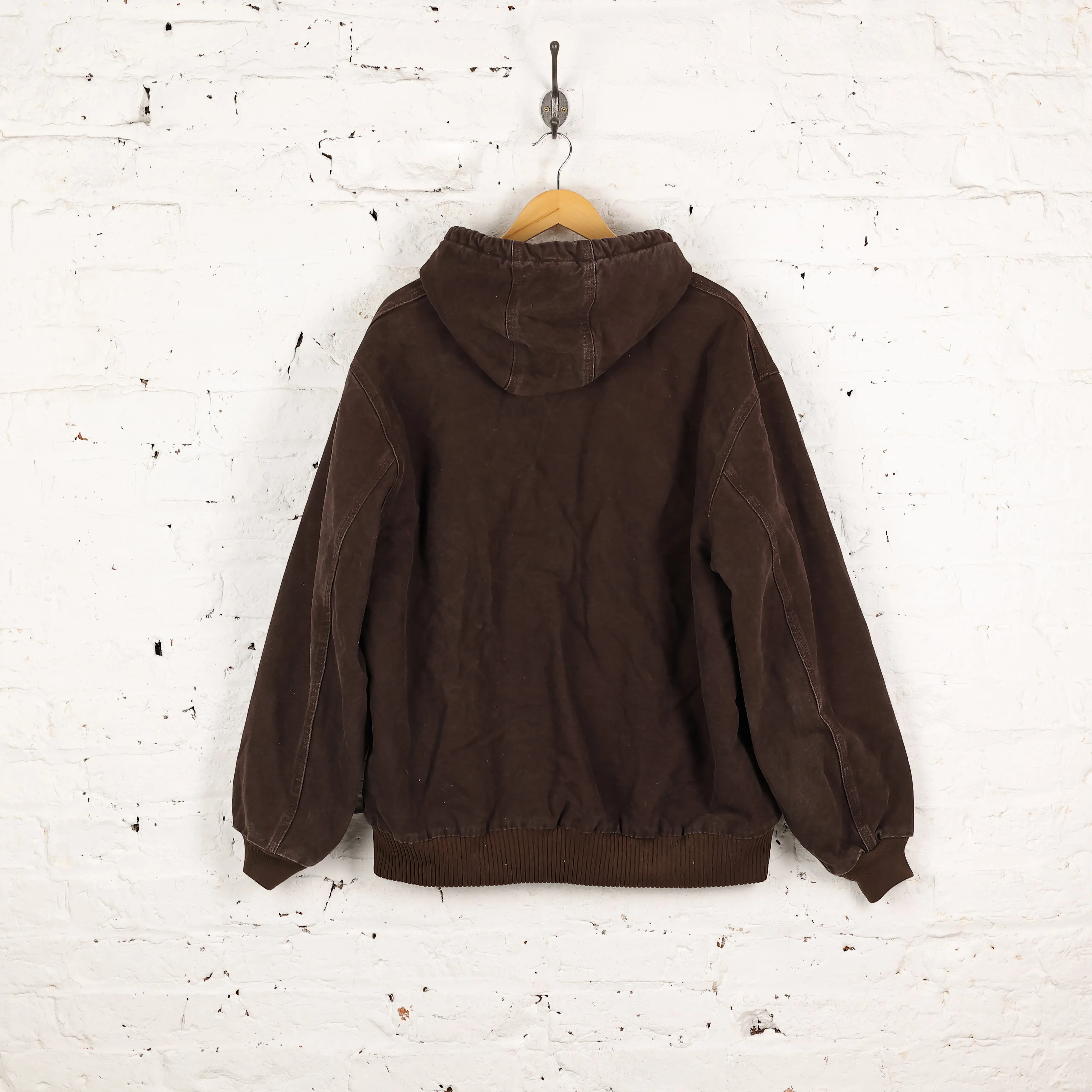 Carhartt Hooded Work Jacket - Brown - XL