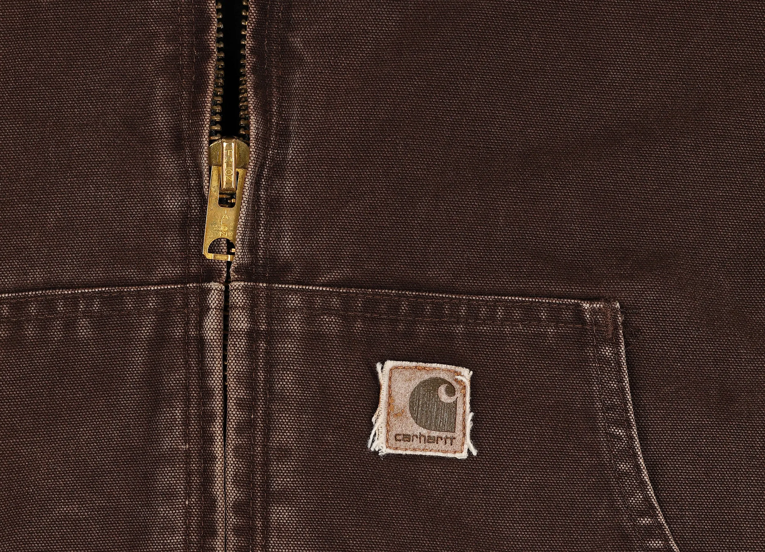 Carhartt Hooded Work Jacket - Brown - XXL