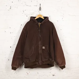 Carhartt Hooded Work Jacket - Brown - XXL