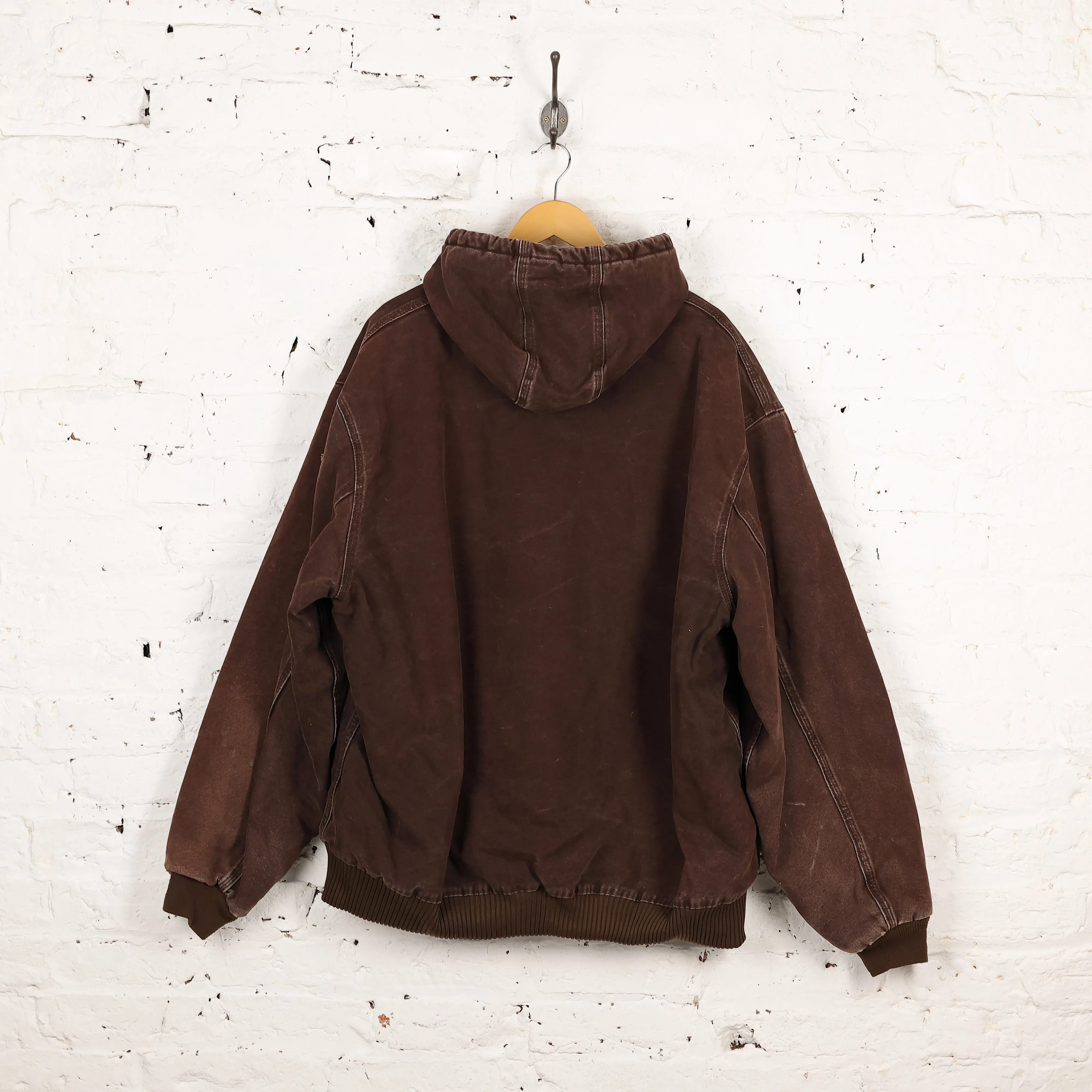 Carhartt Hooded Work Jacket - Brown - XXL