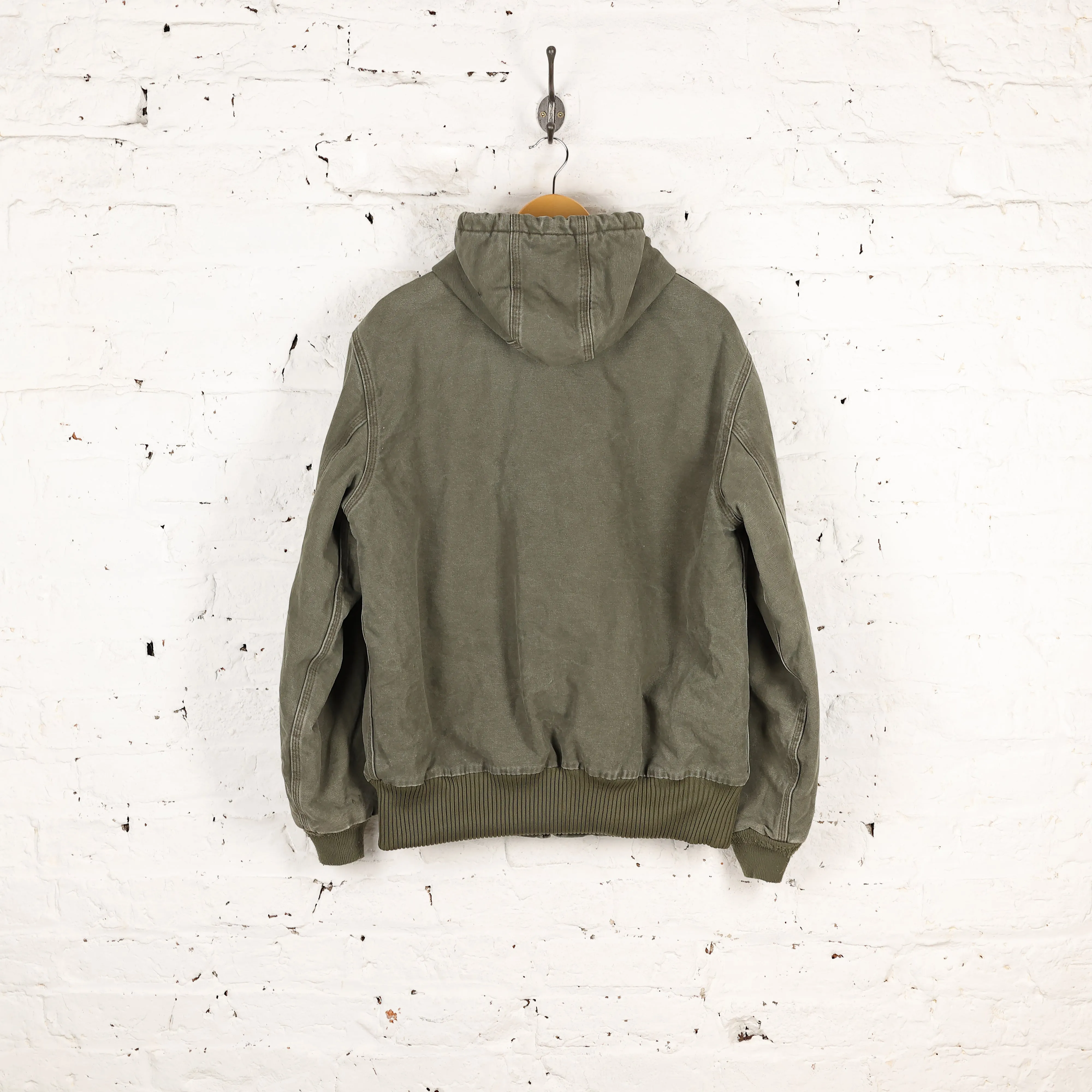Carhartt Hooded Work Jacket - Green - M