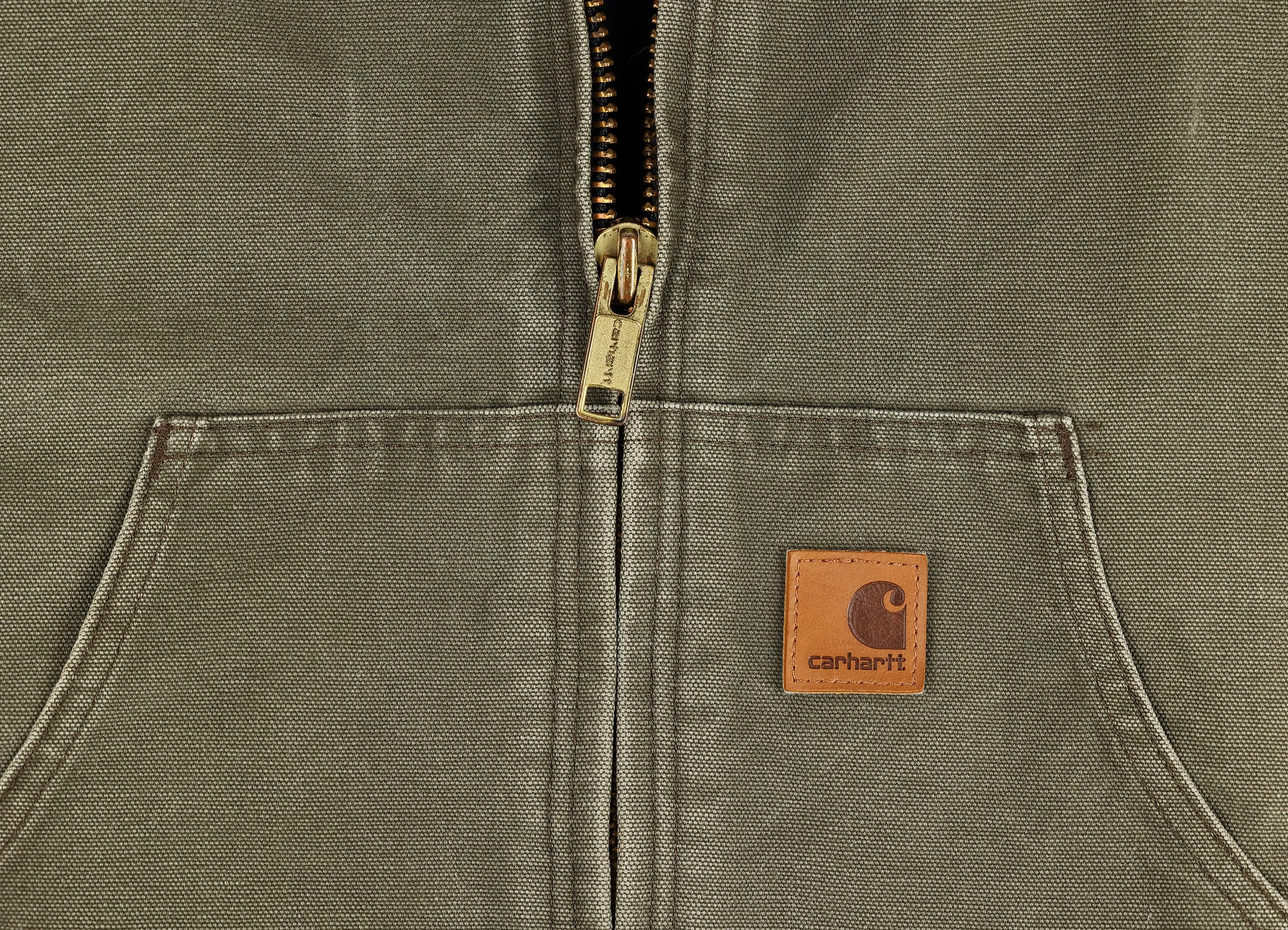 Carhartt Hooded Work Jacket - Green - M