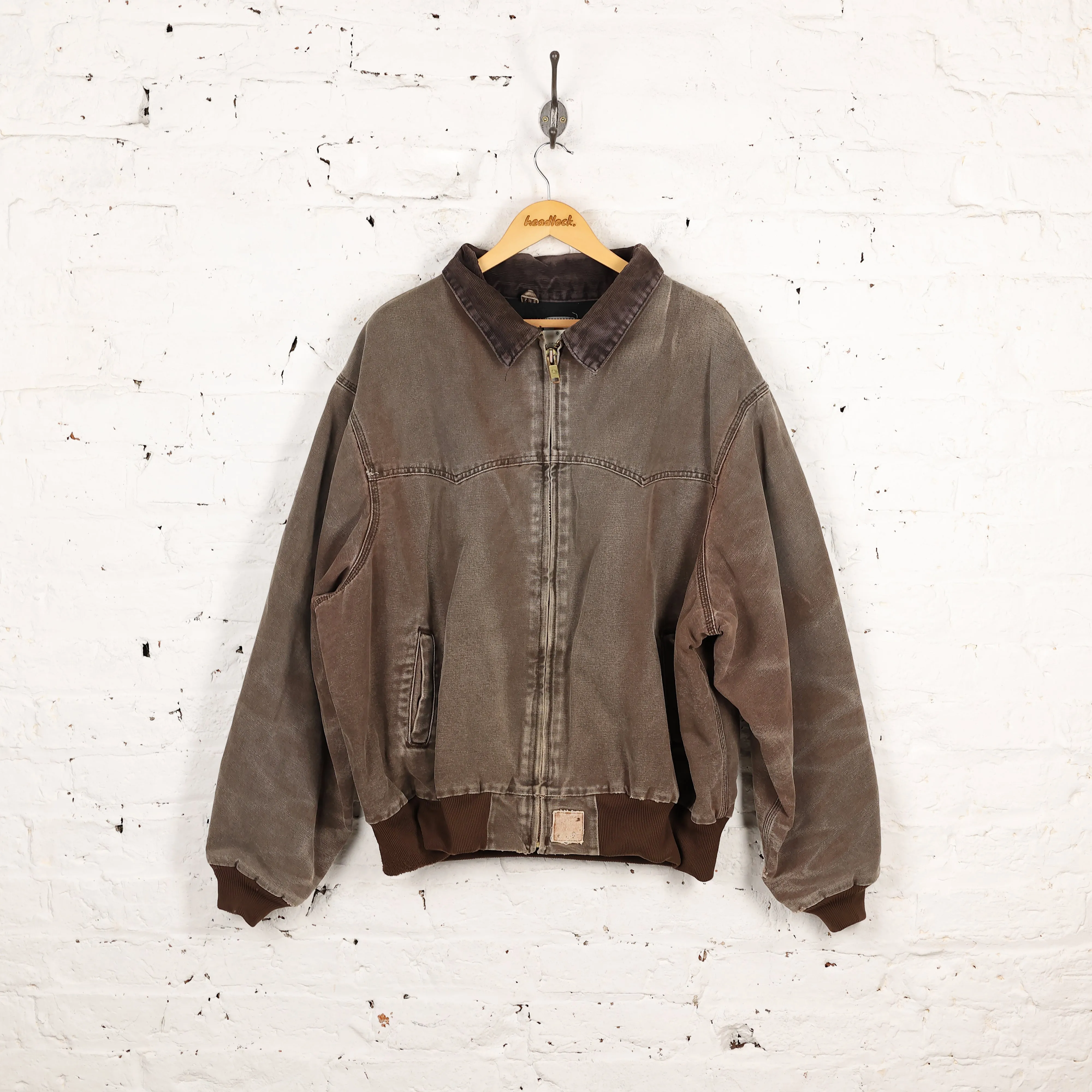 Carhartt Work Bomber Jacket - Brown - XXL