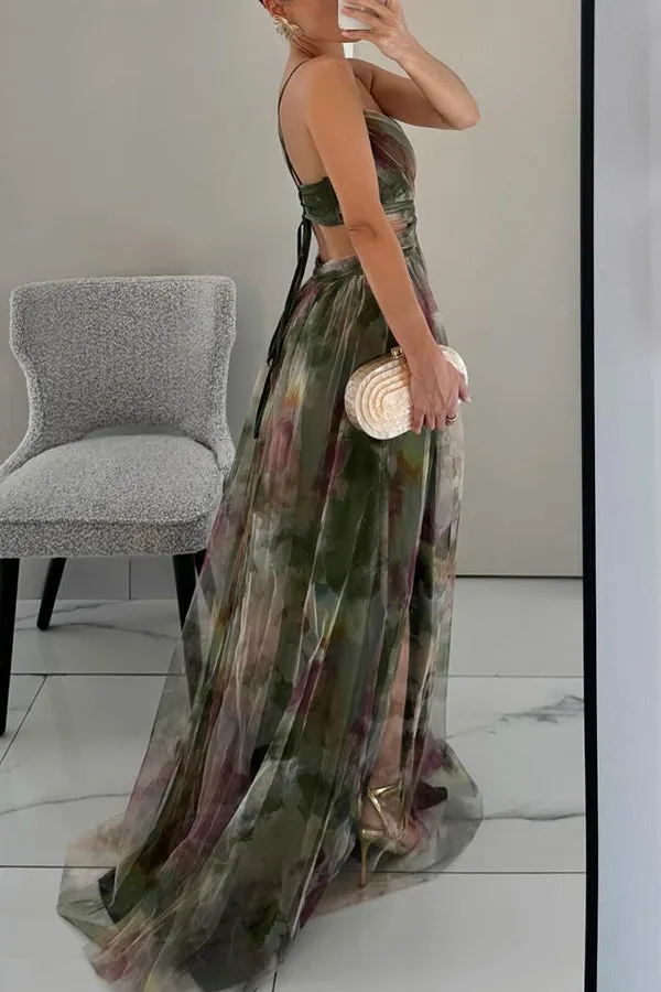 Carola™ | Charming Maxi Dress with Floral Print