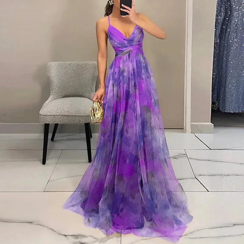 Carola™ | Charming Maxi Dress with Floral Print