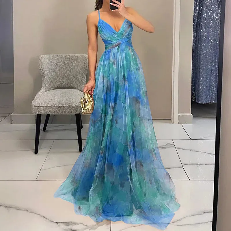 Carola™ | Charming Maxi Dress with Floral Print