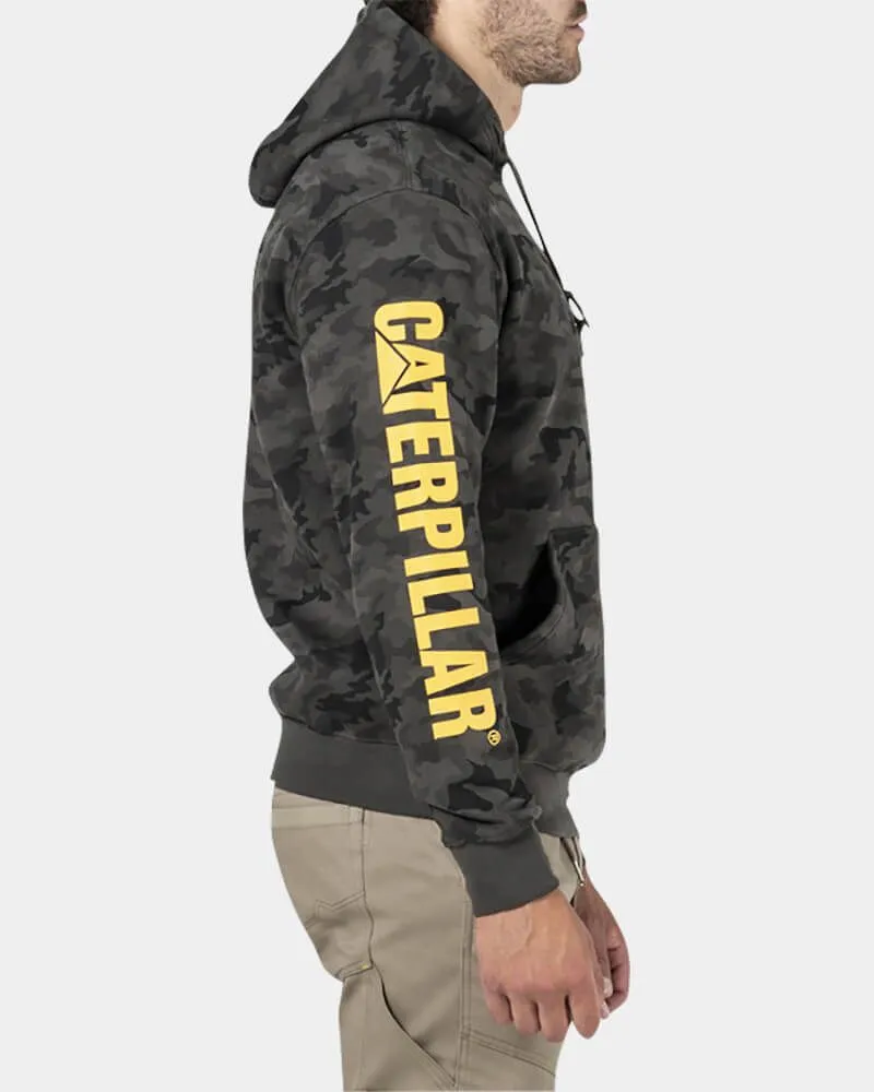 CAT Trademark Banner Hooded Sweat