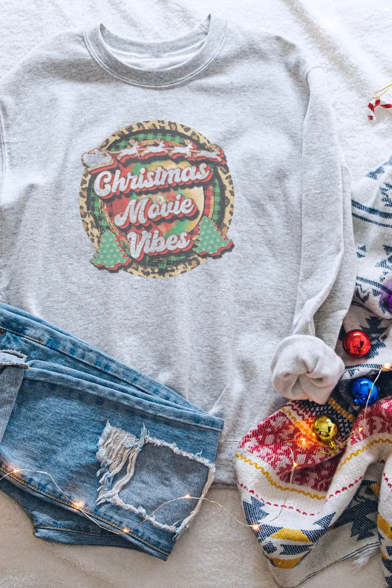 Christmas Movie Vibes Unisex NuBlend Crew Sweatshirt