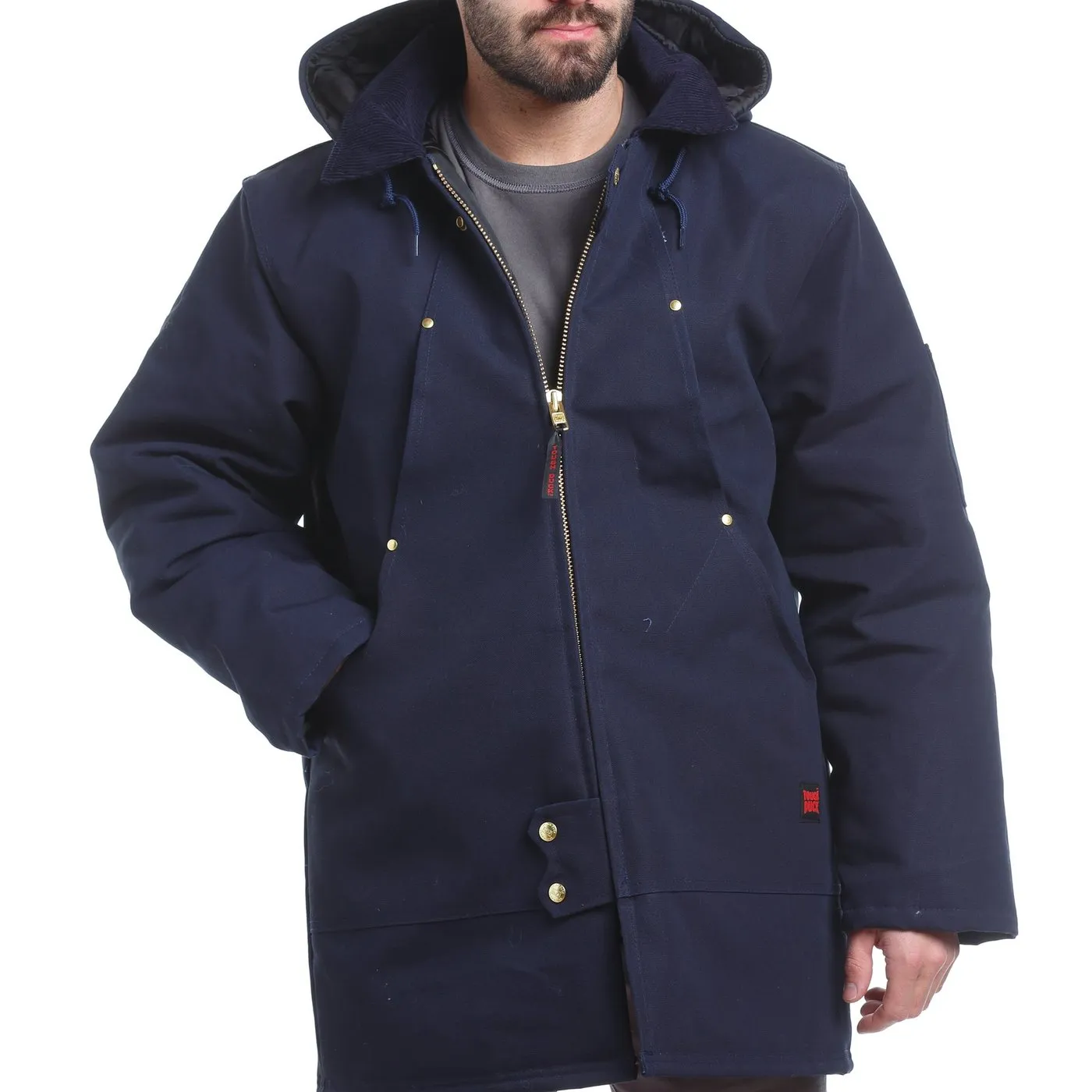 CL1737-L-Navy Parka Hydro"Tough Duck"