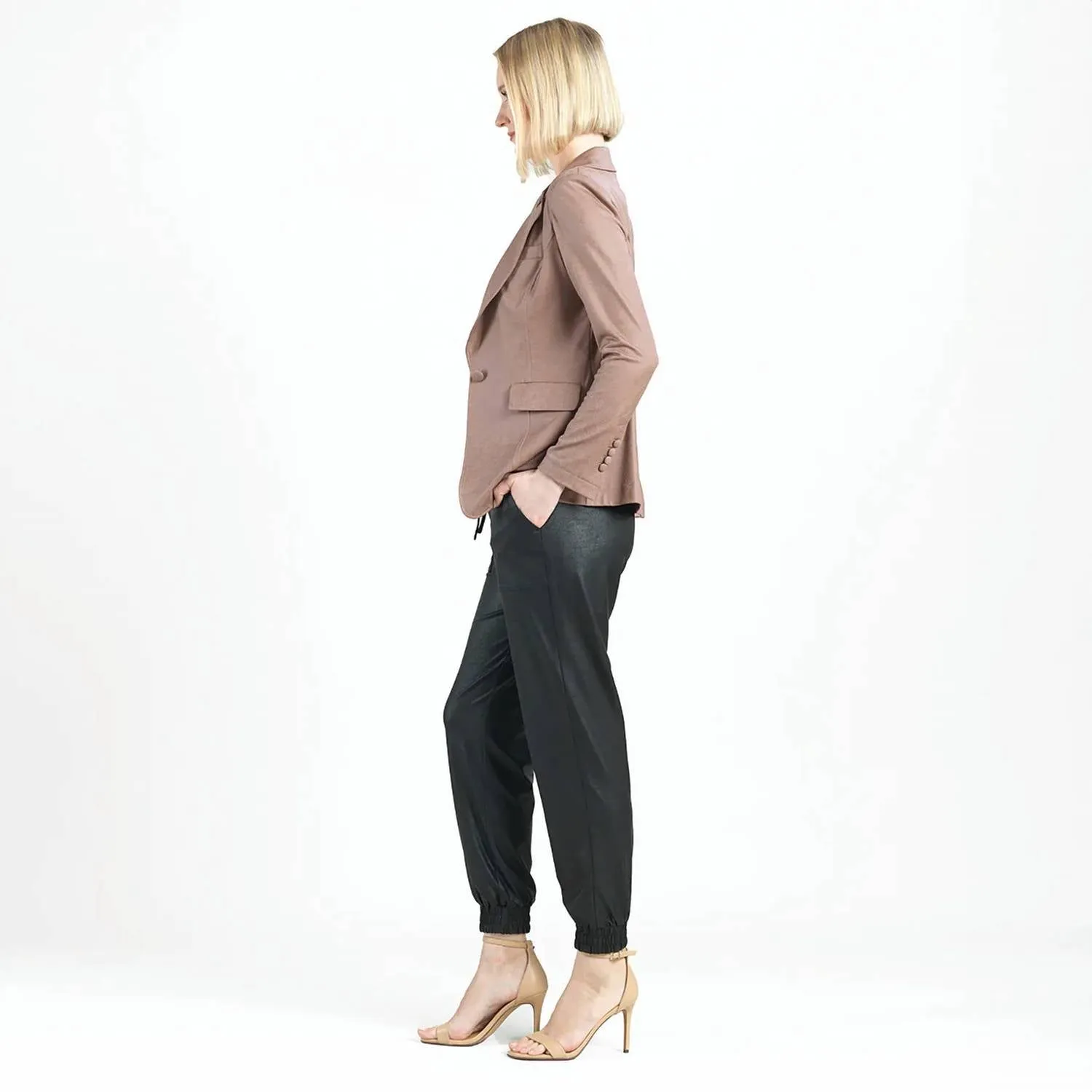 Clara Sun Woo - Liquid Leather Blazer