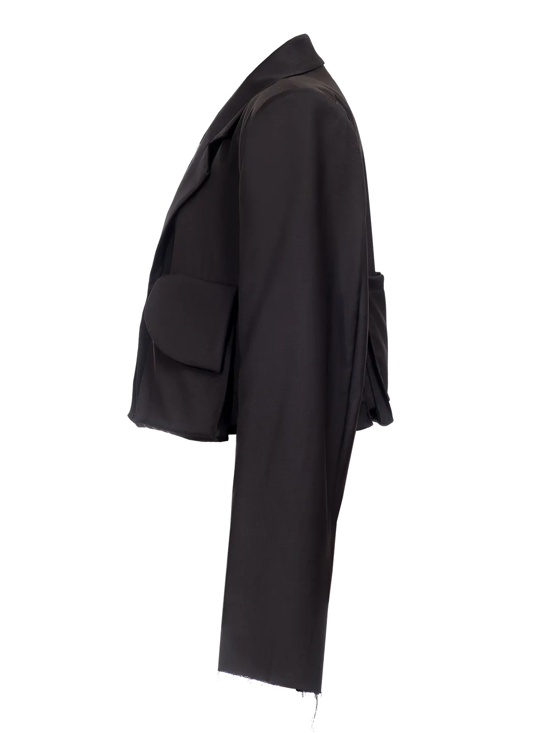 Corporate Shoulder Cropped Blazer