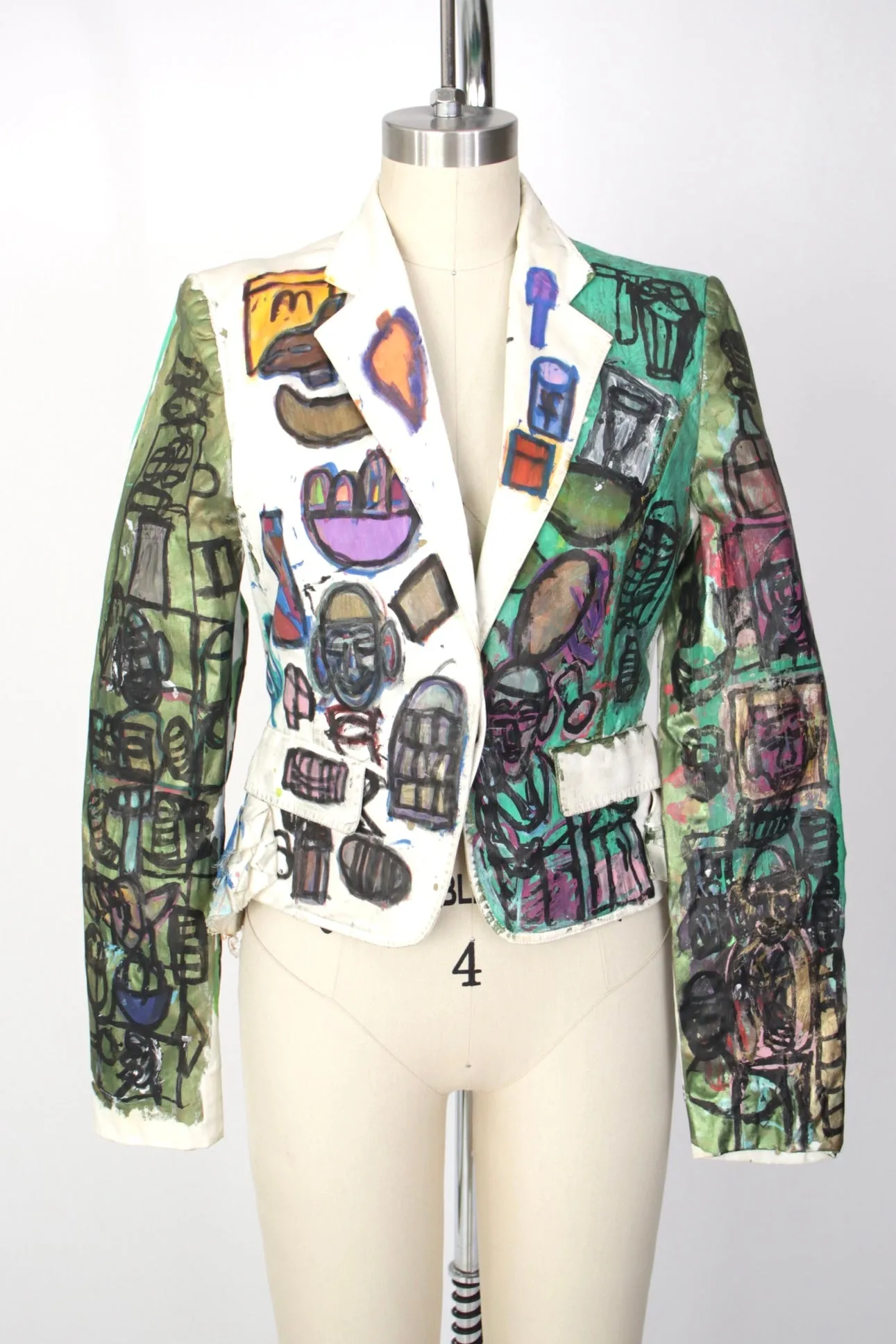 Creative Growth x George Wilson x Gucci Hand Painted Blazer*