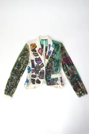 Creative Growth x George Wilson x Gucci Hand Painted Blazer*