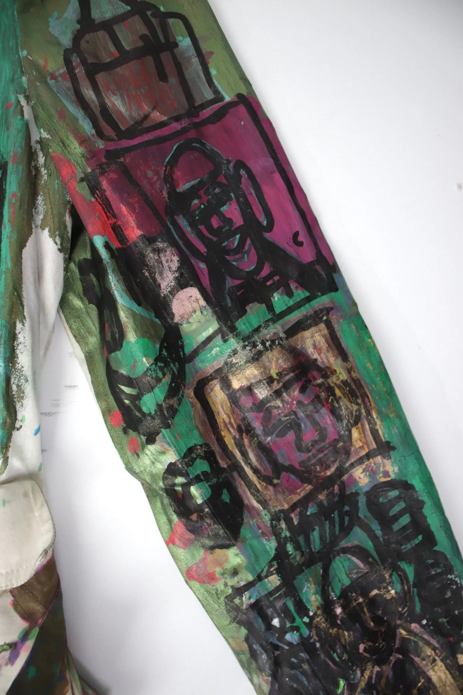 Creative Growth x George Wilson x Gucci Hand Painted Blazer*