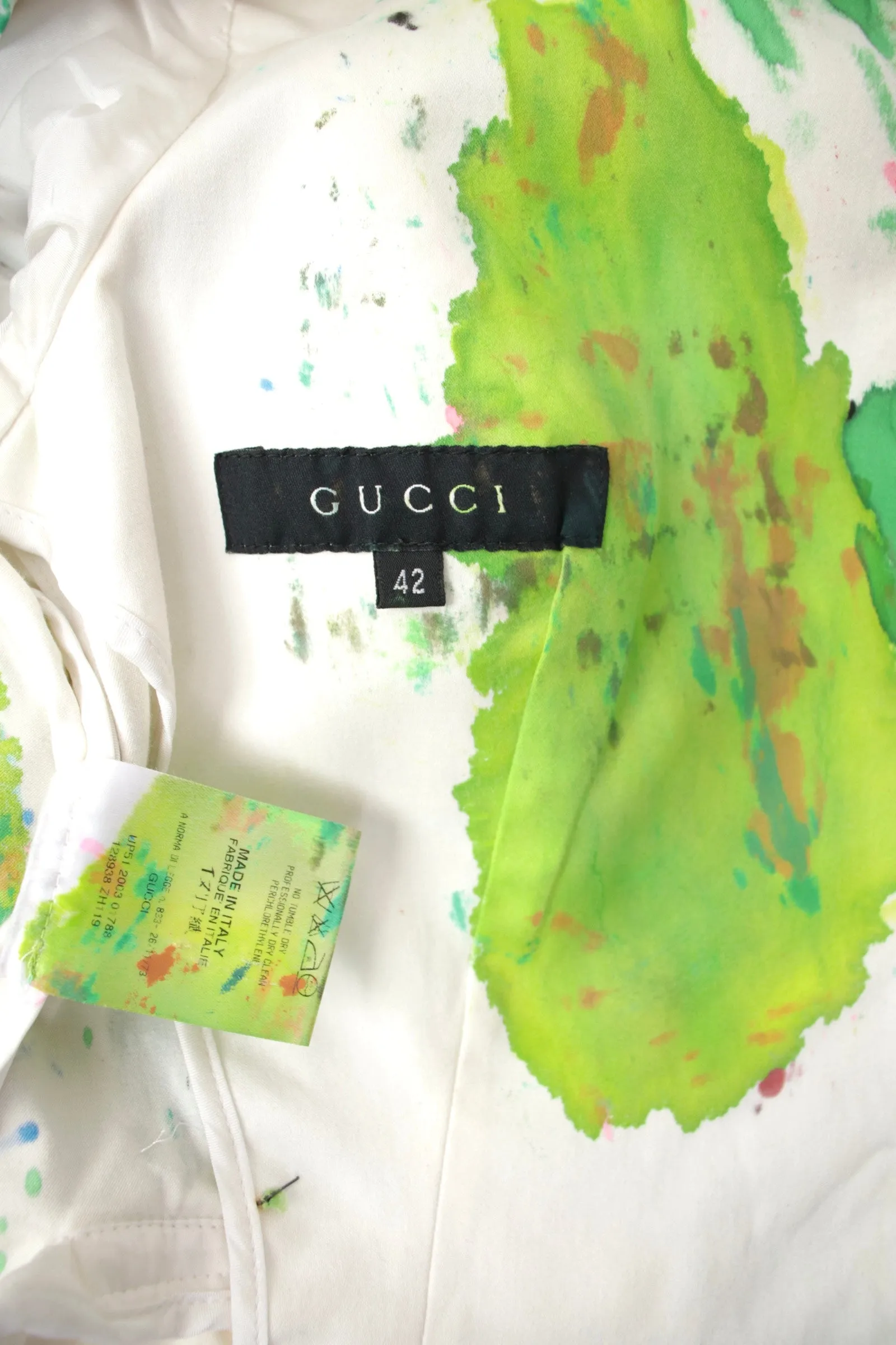 Creative Growth x George Wilson x Gucci Hand Painted Blazer*