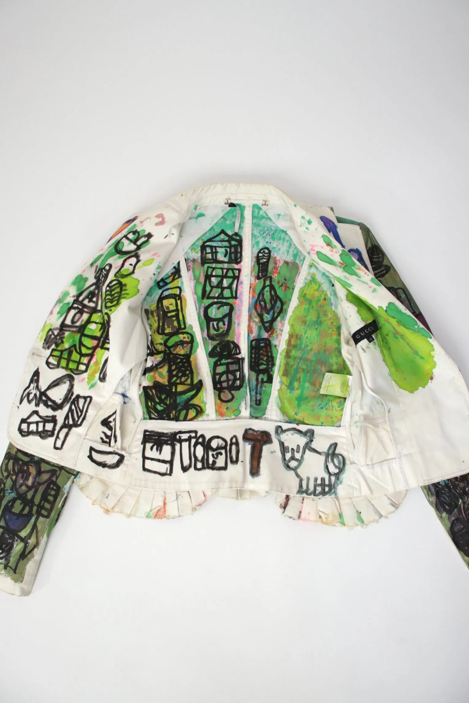 Creative Growth x George Wilson x Gucci Hand Painted Blazer*