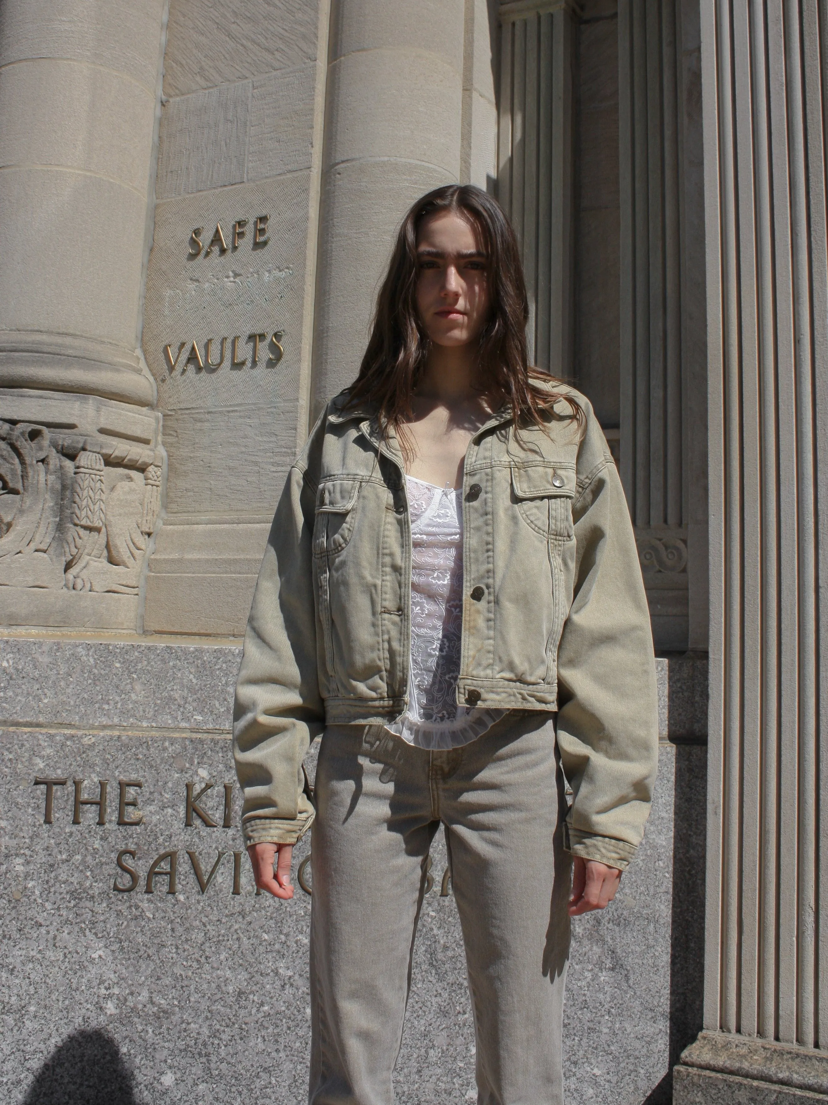 Cropped Denim Jacket