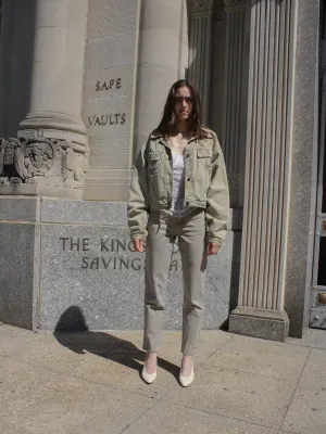 Cropped Denim Jacket