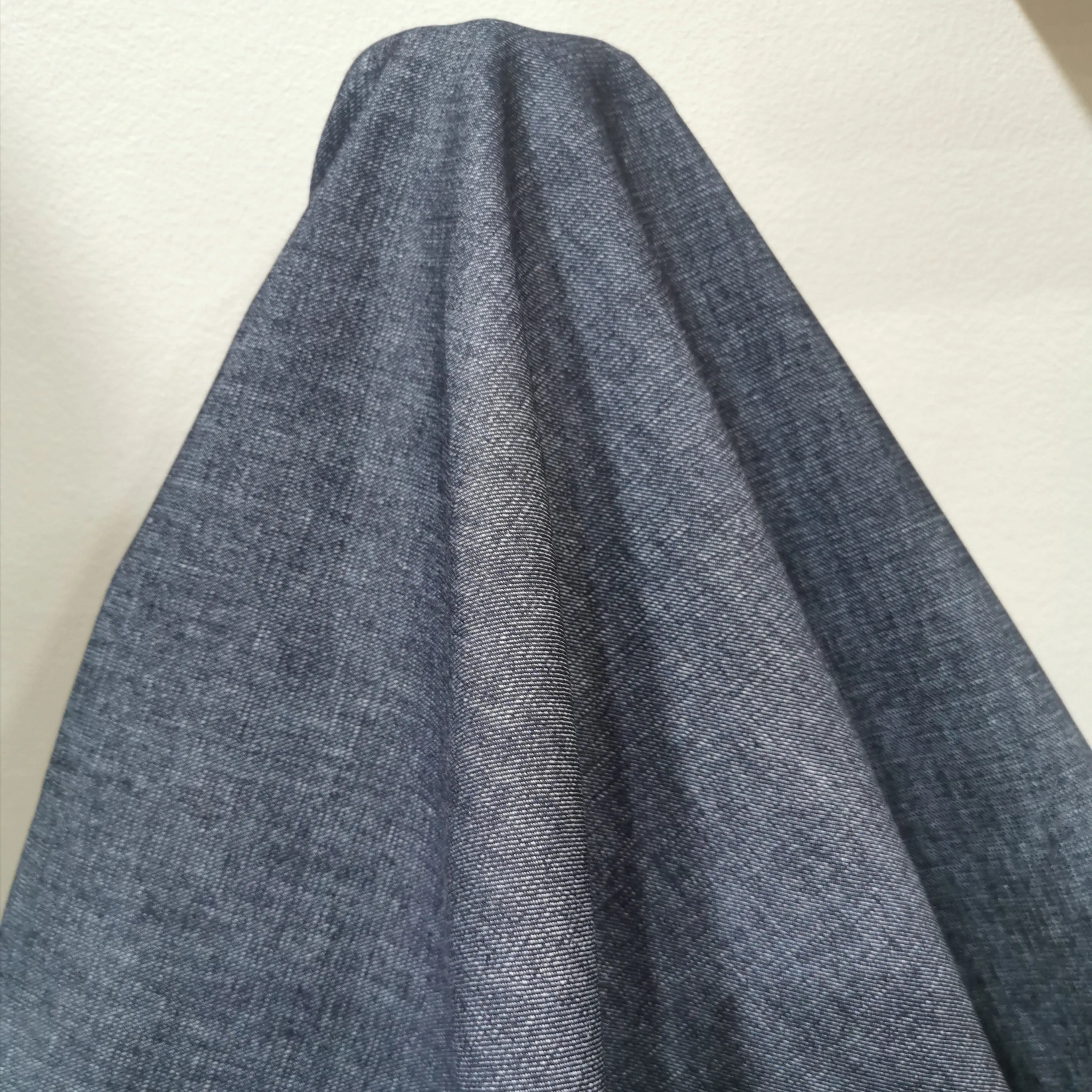 Denim Cotton PU Indigo Rope Dyed Stretch