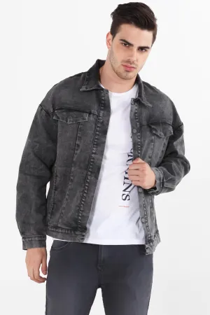 Denim Jacket  With Back Print