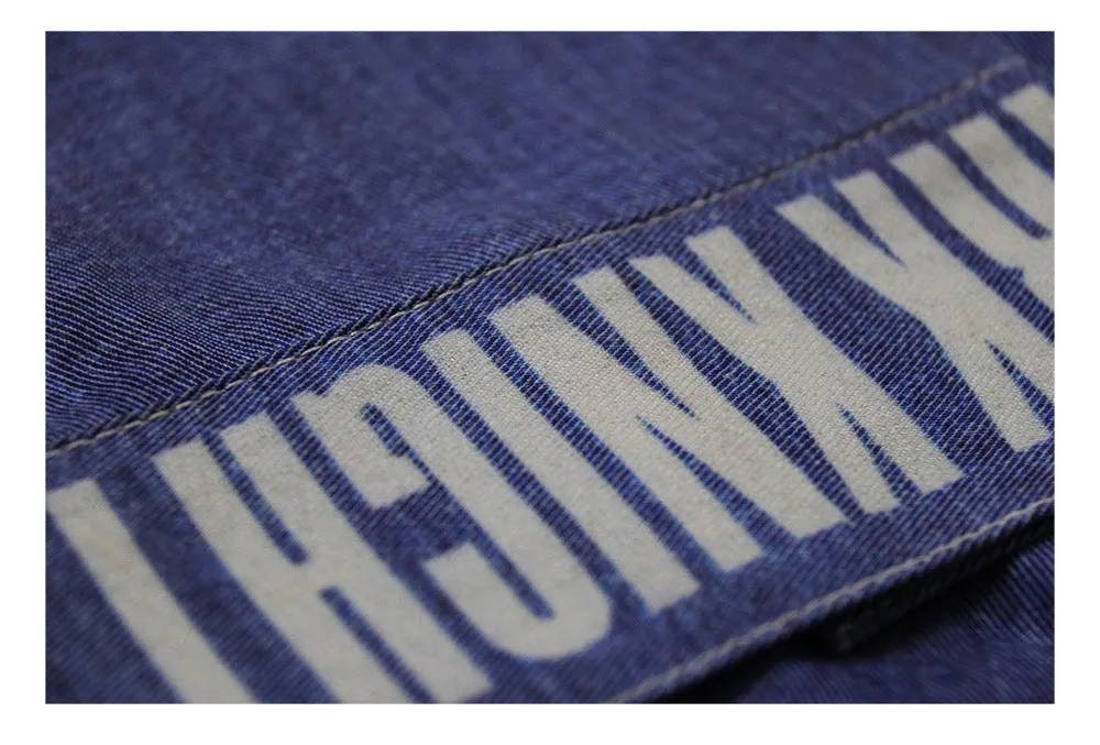 Denim Jackets featuring Bad Bunny w/ P.R. flag on reverse side