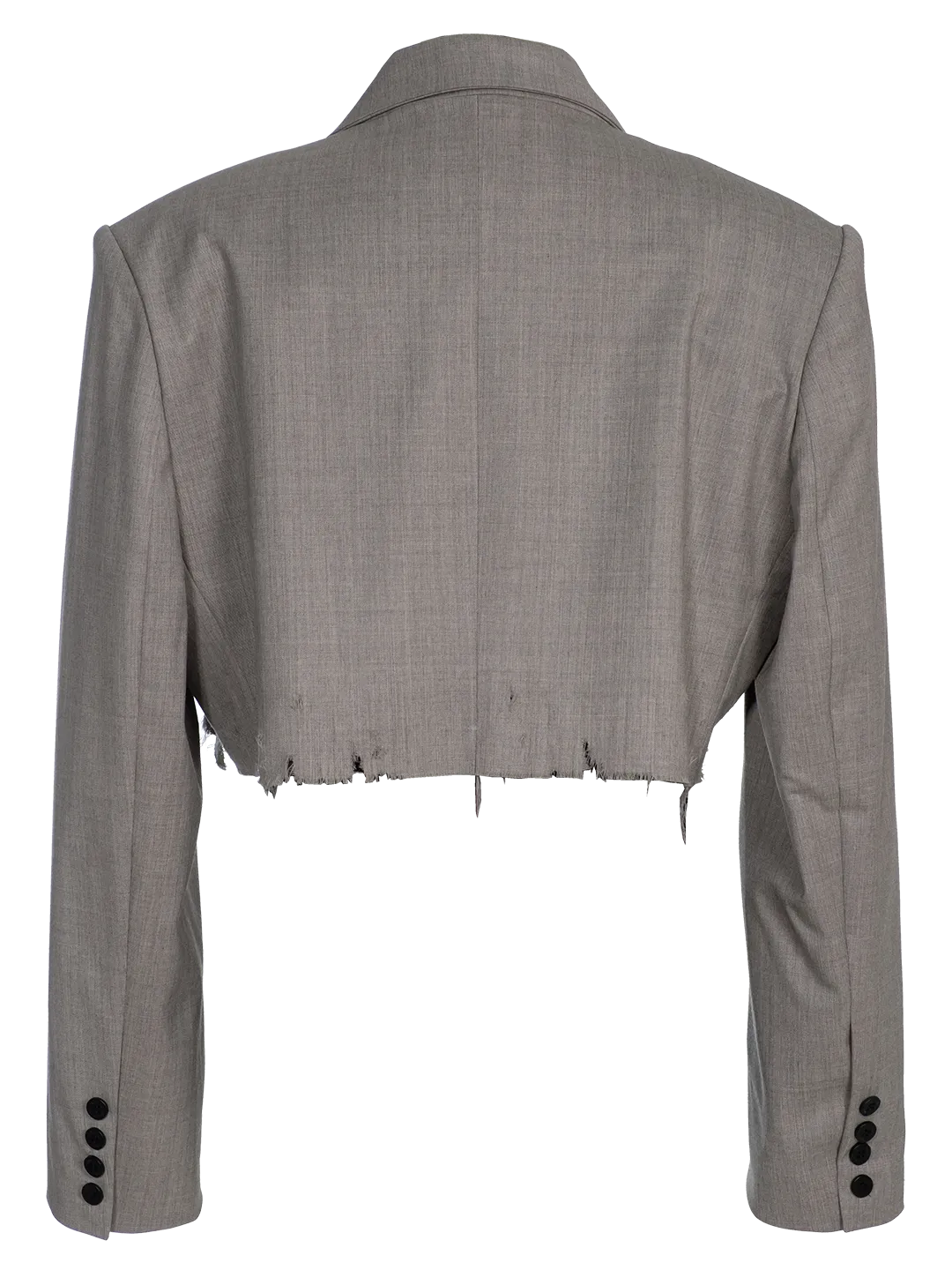 Destroyed Cropped Blazer