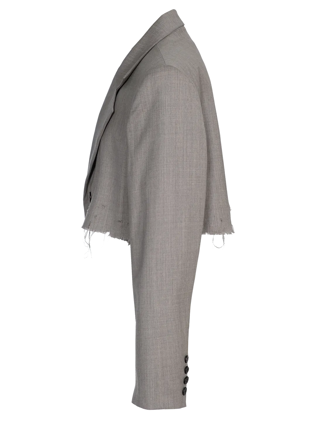 Destroyed Cropped Blazer