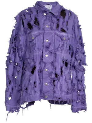 Destroyed Denim Jacket
