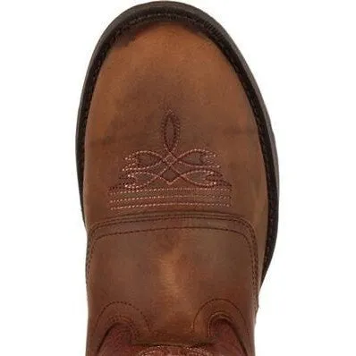 Durango Men's Rebel 12" Soft Toe Saddle Western Classic Boot- Brown- DB5474