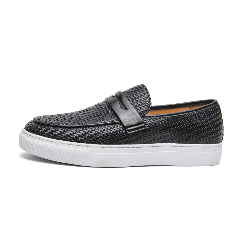 EleganceStride Casual Leder-Loafers für Männer