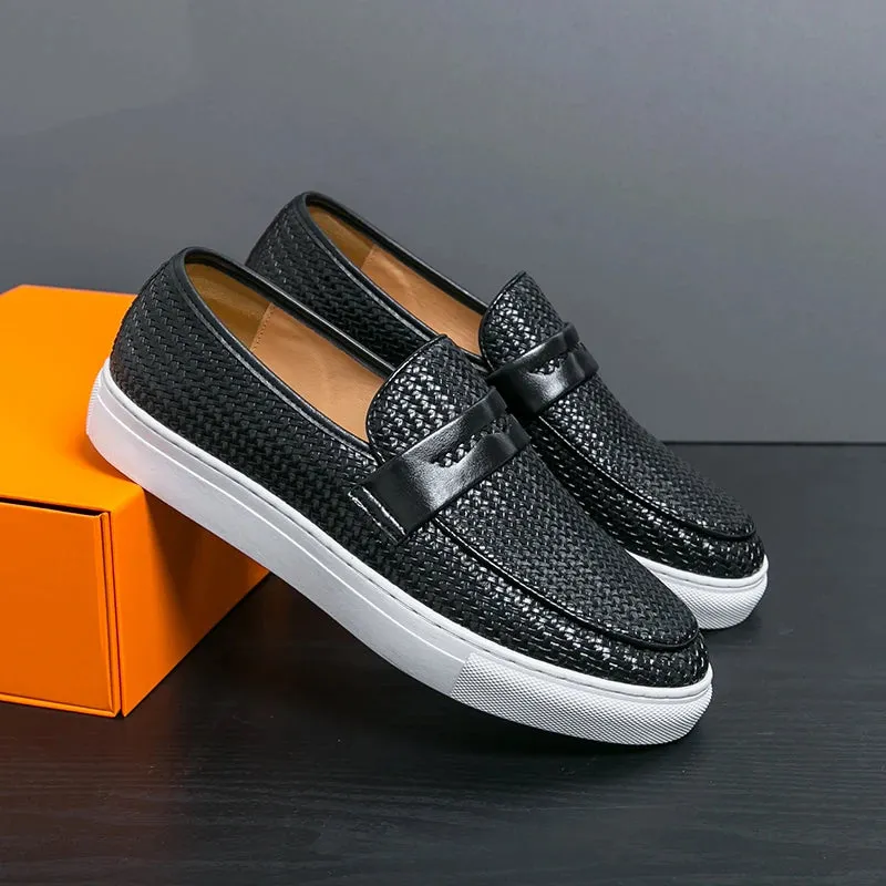 EleganceStride Casual Leder-Loafers für Männer