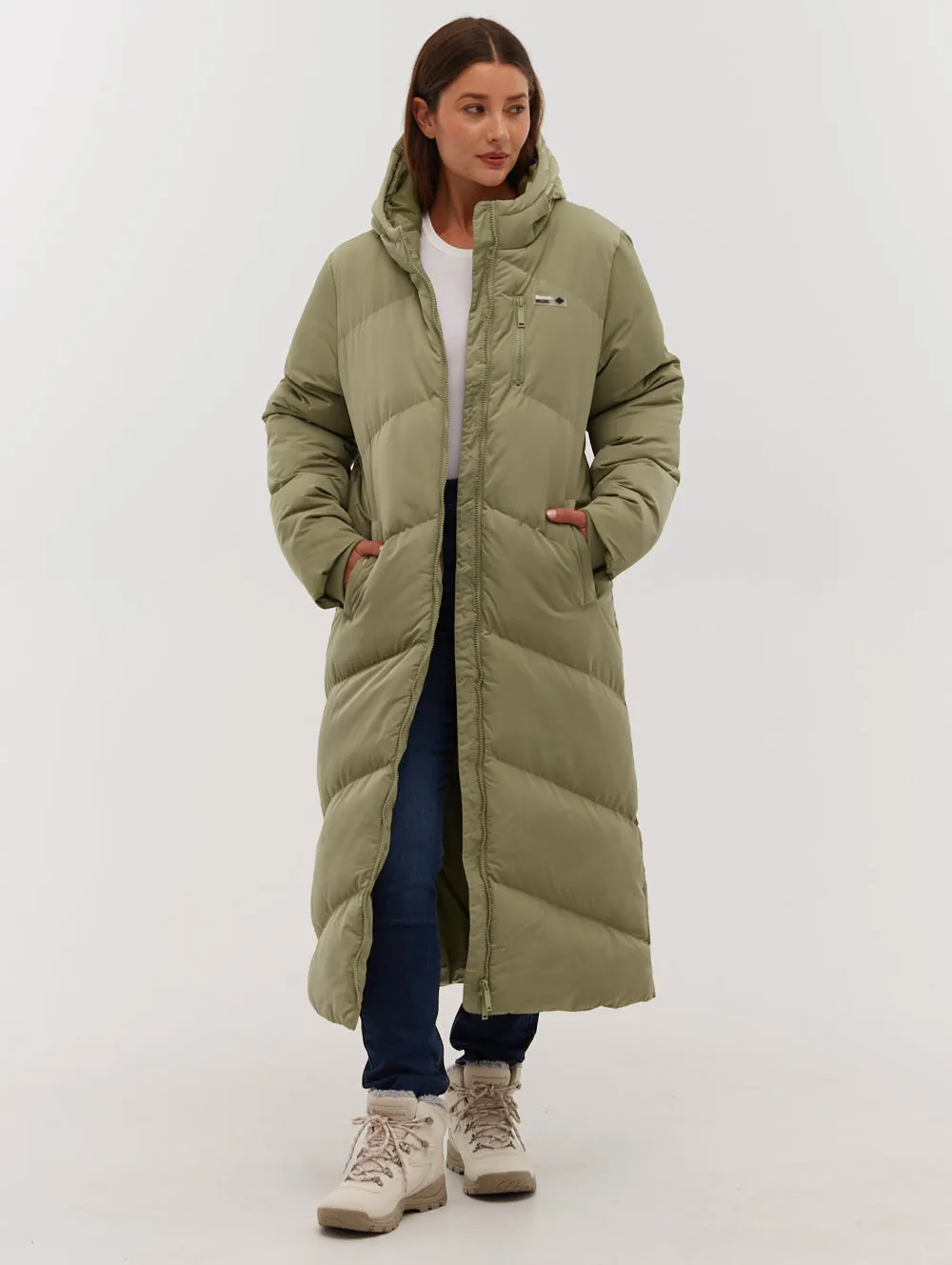 Eloraina Chevron Puffer Parka