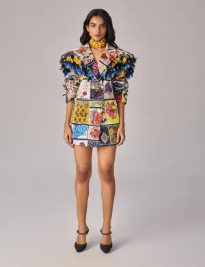 Ezra multicolor blazer