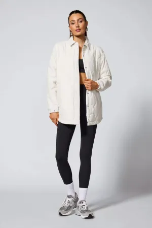 Fascinate Shirt Jacket - Pristine