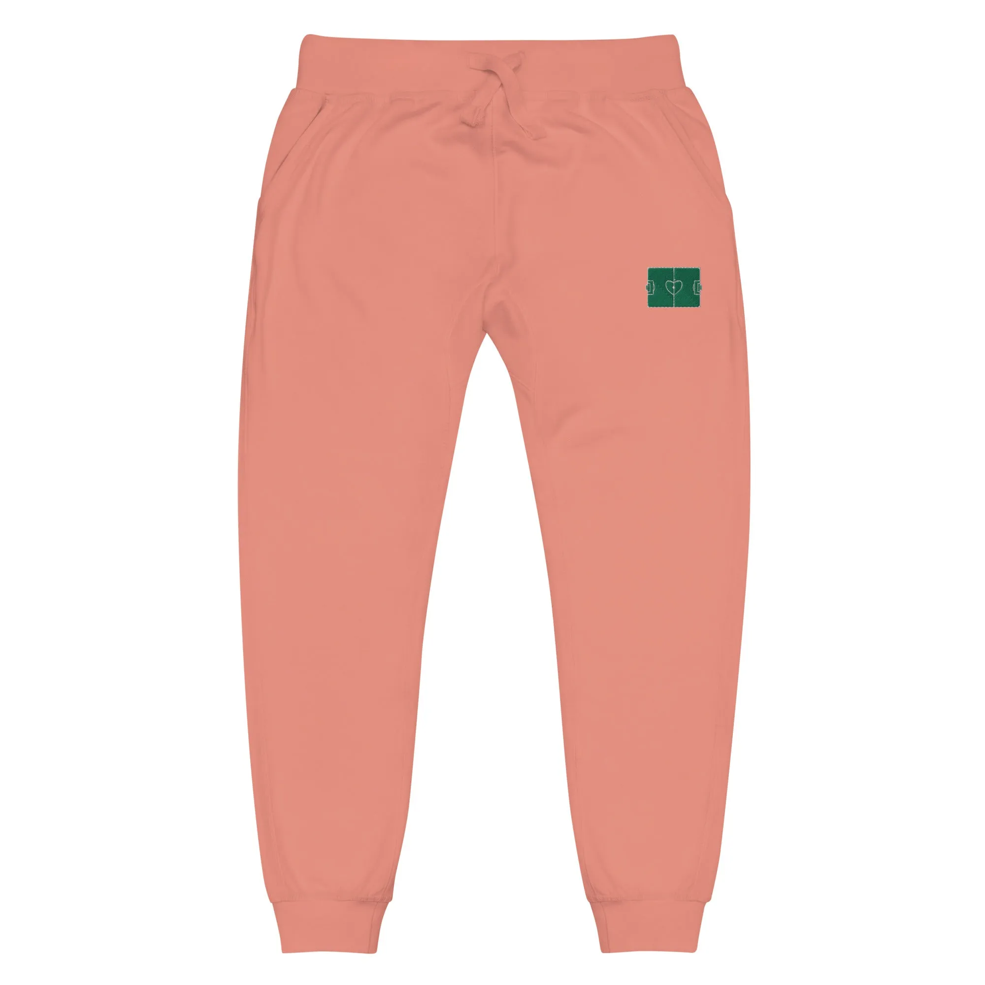 Field Love Fleece Embroidered Joggers