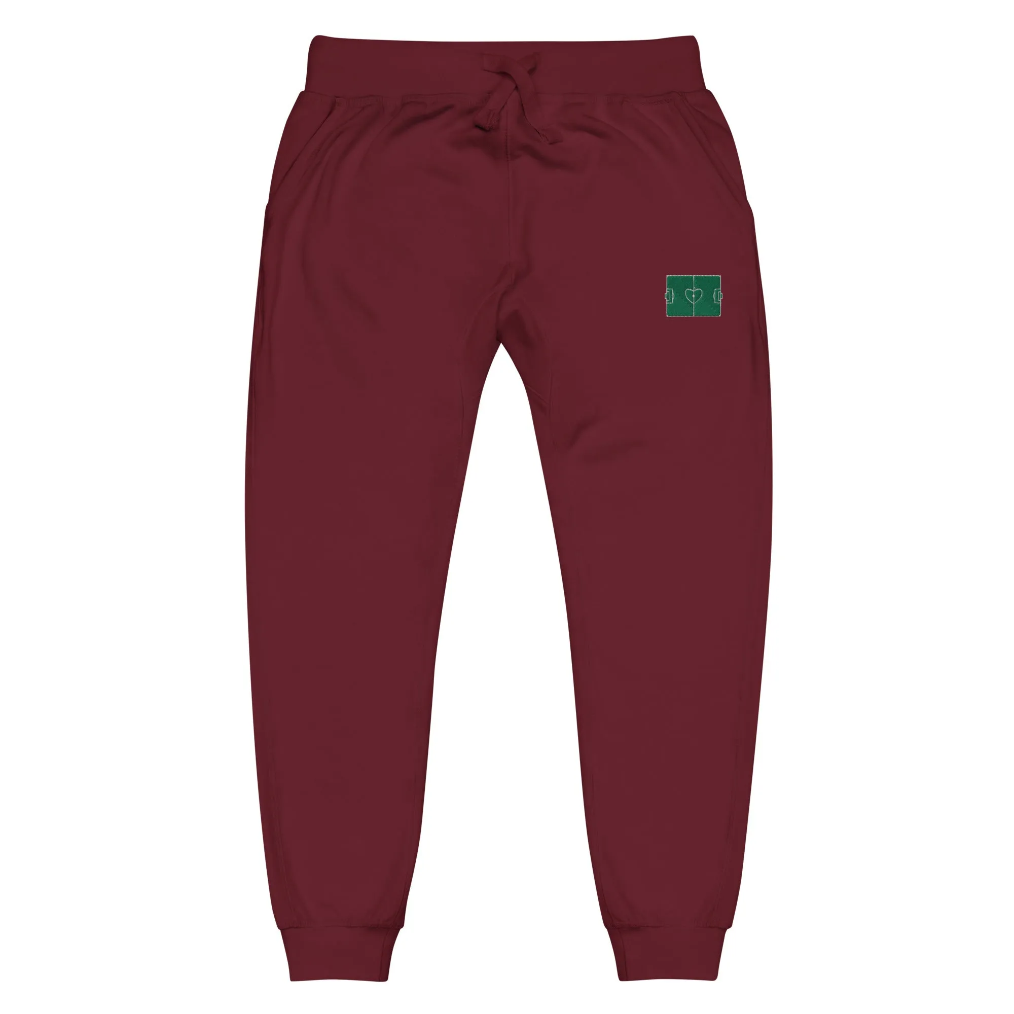 Field Love Fleece Embroidered Joggers