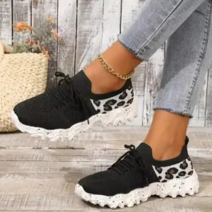 Fierce Leopard Athletic Sneakers
