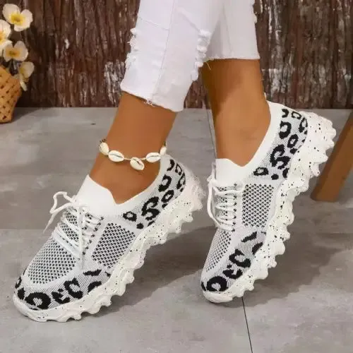 Fierce Leopard Athletic Sneakers
