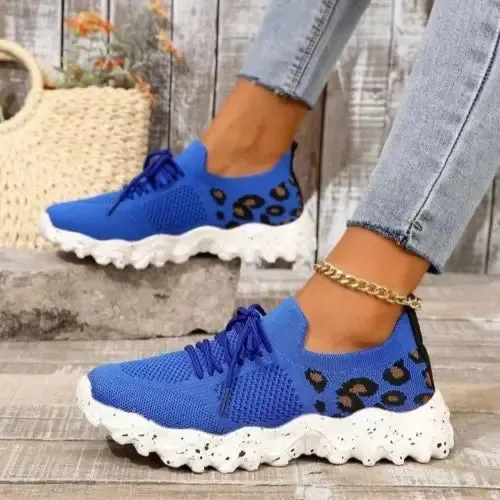 Fierce Leopard Athletic Sneakers